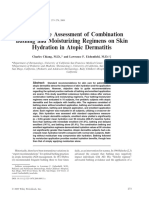 Quantitative Assessment of Combination Bathing and Moisturizing Regimens On Skin Hydration in Atopic Dermatitis