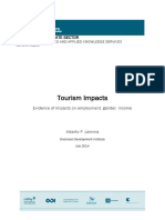 Tourism Impacts Employment Gender Income A Lemma