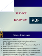 Service Recovery