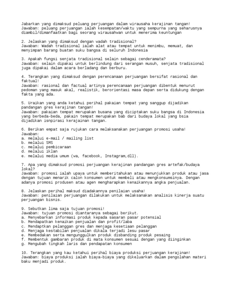 Apa Yang Dimaksud Wirausaha Kerajinan Tangan لم يسبق له مثيل الصور