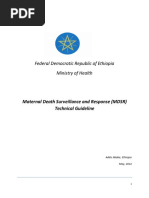 Ethiopia MDSR Revised Guidelines