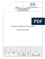 Npkii 00 n3 Ds 401 W - Rev.1 - Electrical Datasheet of Cable and Wire