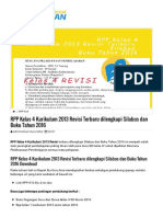 RPP Kelas 4 Kurikulum 2013 Revisi Terbar PDF