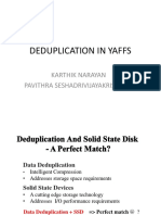 Deduplication in YAFFS Reduces Storage Space and Write Times for SSDs