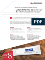 Production and Detailed Planning As An Add-On in SAP ERP For The Pharmaceuticals Industry