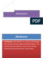 Attribution