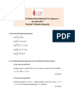 EA103/EE107 Mathematical Methods For Engineers I Jan-April 2017 Tutorial 5 (Double Integrals)