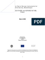 FAO GCP/MOZ/079/BEL and GCP/MOZ/027/BEL Project: Report of Pre-Test of Survey Instruments For Baseline Survey, Mozambique