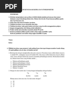 Lampiran 3.2. Soal Hukum Dasar Kimia Dan Stoikiometri