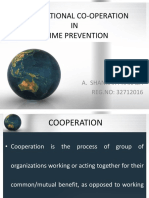International Co-Operation On Crime Prevention