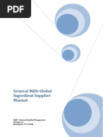 GeneralMills Ingredient Supplier Manual