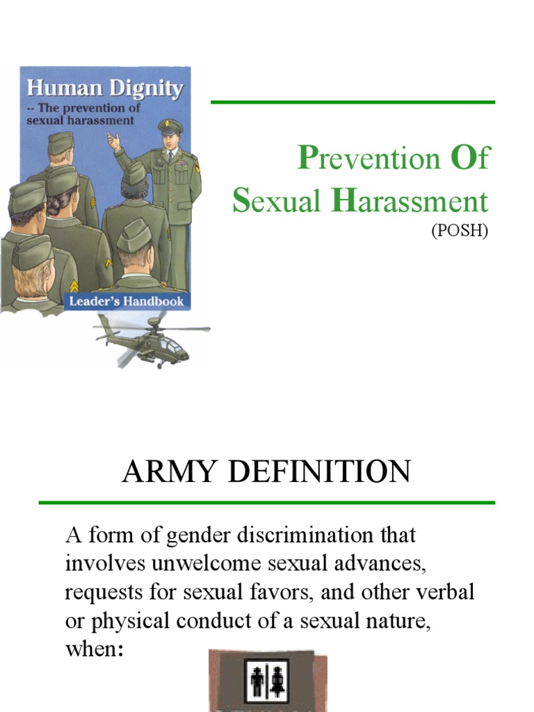 P O S H: Revention F Exual Arassment | PDF | Sexual Harassment ...