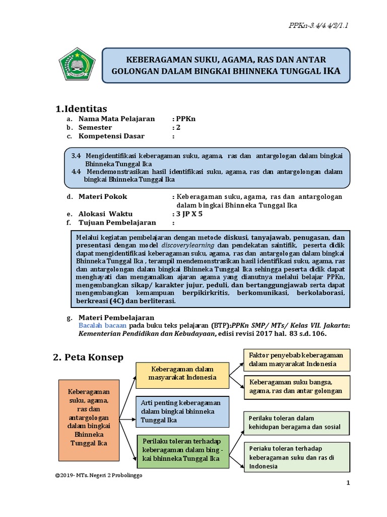 Ukbm Ppkn Semester 2 K D 3 4 Ok
