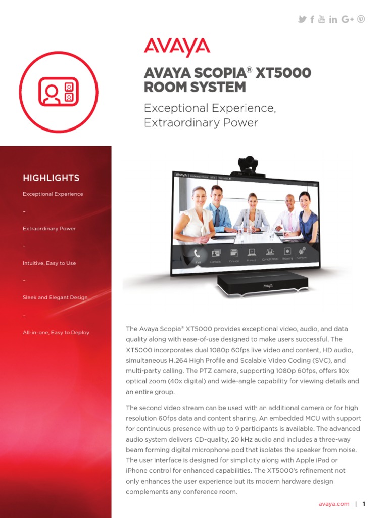 Avaya Video Conferencing | PDF | Frame Rate | Computer Networking