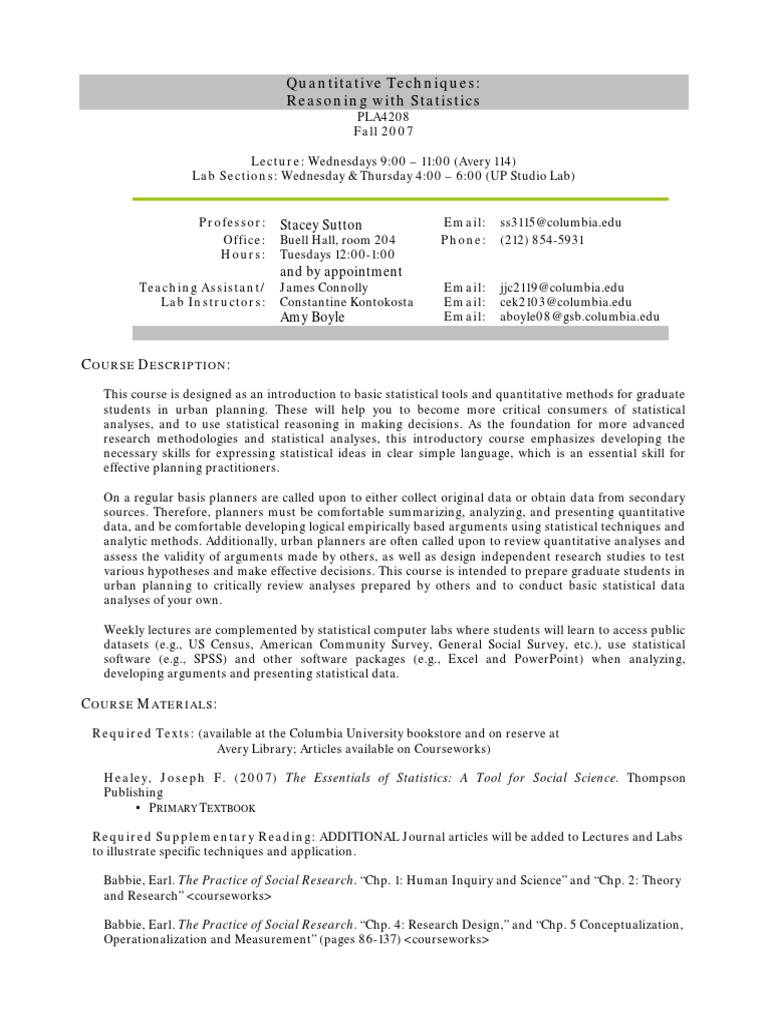 Intro to Quantitative Techniques | PDF | Correlation And Dependence ...