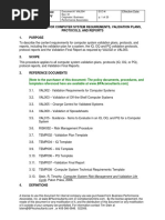 Sample - VAL004 Req For Val Plans Protocols 7 Mar 06