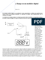Resolucion y Rango en Medicion Con Pinzas Voltiamperimetricas y Multimetros