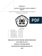 Proposal Rancang Bangun Kontrol Lengan Robot 4 Servo