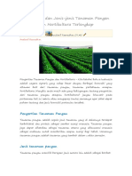 Pengertian Dan Jenis Tanaman Pangan