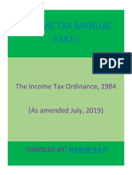 Income Tax Ordinance 1984 (As Amended July 2019) PDF