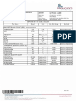 Patient test results for Mrs. Lakshmi Prasanna