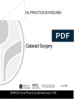 Cataract Surgery: Clinical Practice Guidelines