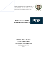 Tesis Manejo Integral de Los Recursos Hidricos para Abastecimiento de Agua Potable en El Corregim