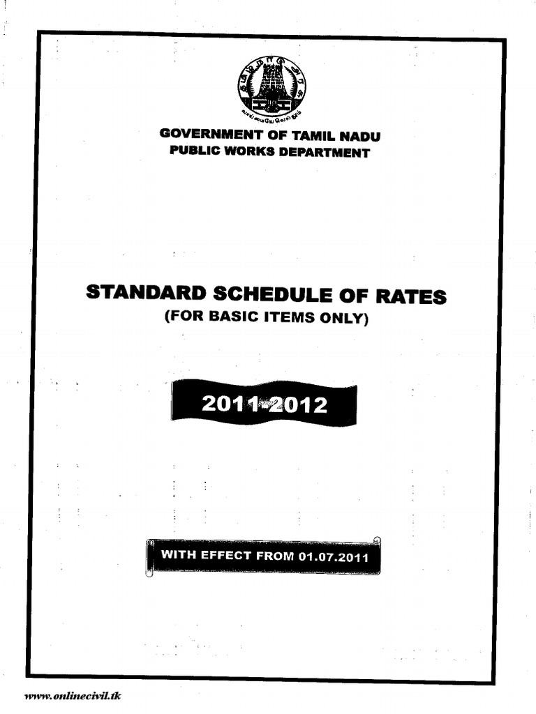 standard-schedule-of-rates-in-tamil-nadu-download-free-pdf-metals