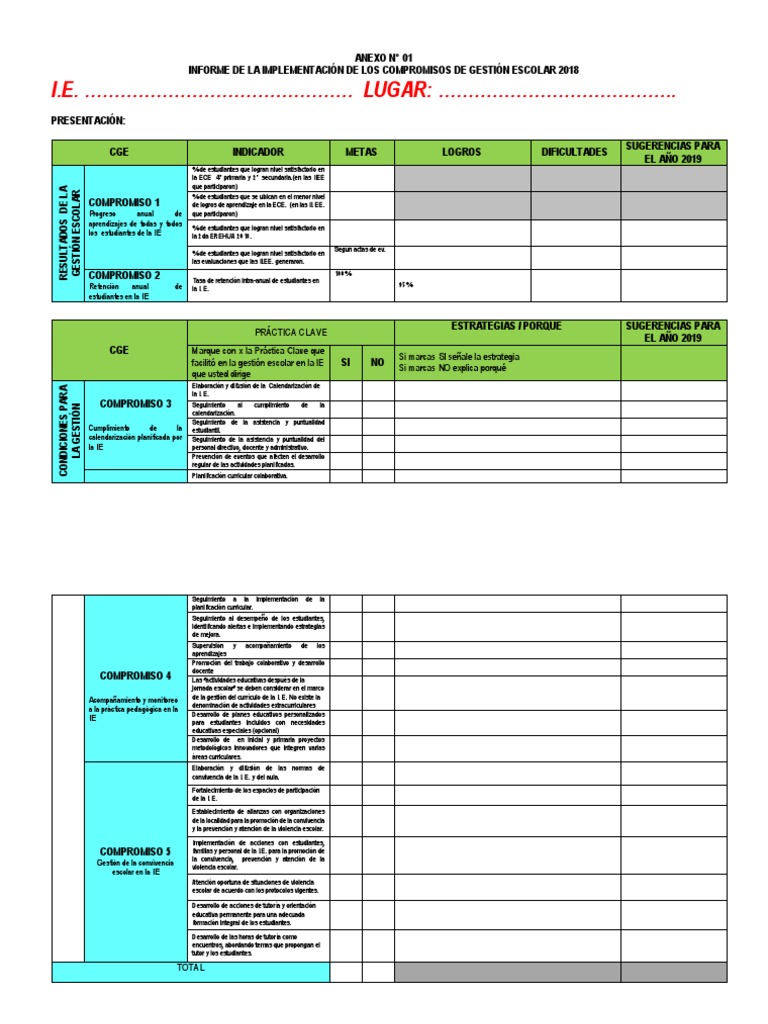 Anexos En Word Oficial 2019 1 Educaci n Primaria Plan De Estudios