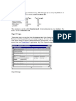 Database Design:: Visual Basic