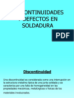 Discontinuidades y Defectos de Soldadura