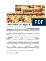 Invasiones Del Siglo IX y X