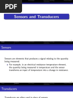 Sensors and Transducers