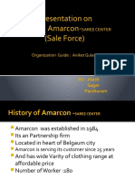 Presentation On Amarcon - (Sale Force) : Saree Center