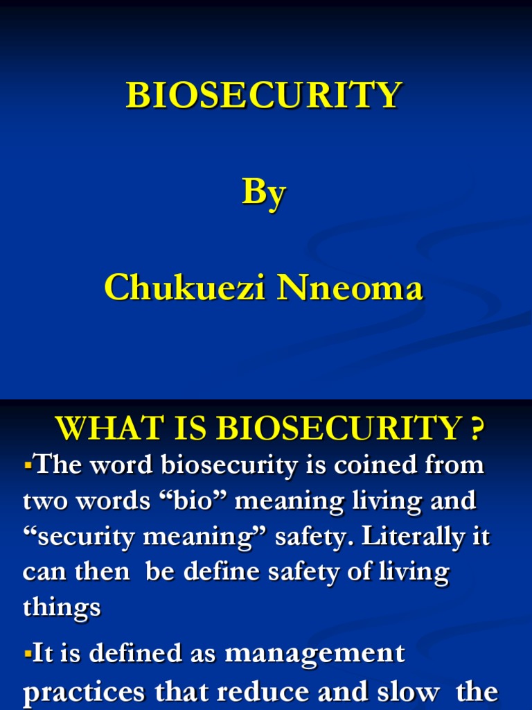 What Is Biosecurity | PDF | Disinfectant | Poultry