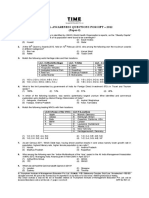 General Awareness Questions For Iift - 2012 (Paper-I) : TH TH