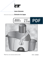 Model Modelo: Juice Extractor Extractor de Jugos