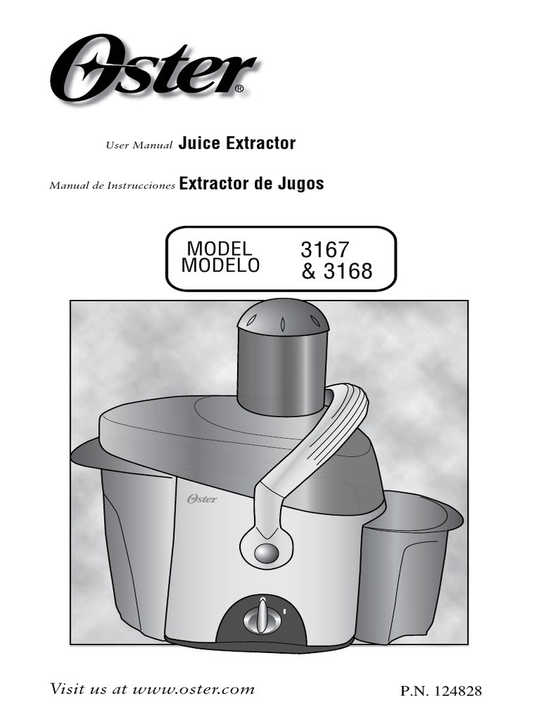 Extractor De Jugos Serie Profesional Oster 3168 Gris 600W