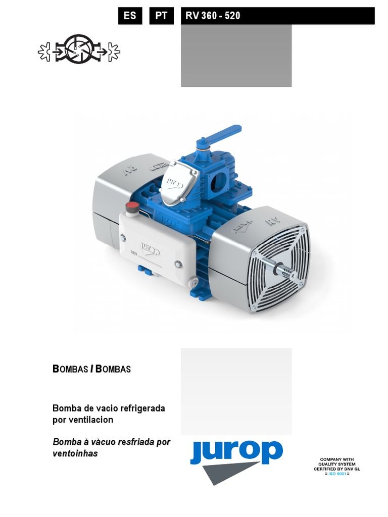 Bomba Jurop RV S - Es Rev.10 | PDF | Pressão | Física