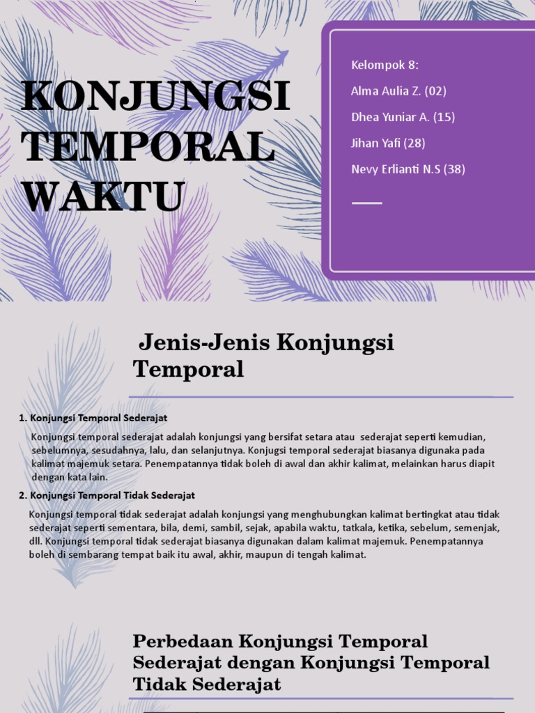 Konjungsi Temporal Waktu Pptx