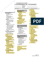 Nyu Pick Sheet