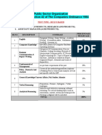Content Weightage - Public Sector Organization.pdf