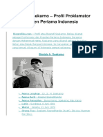 Biografi Soekarno