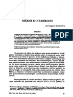 Artigo - Mário e o Barroco - José Augusto Avancini