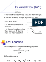 Gradually Varied Flow (GVF)