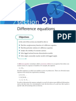 Section: Difference Equations
