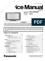 Panasonic CH - km06v Th-l32c22t Service Manual