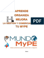 Aprende Organiza Mejora La Gestion y Comercializacion de Tu Mype