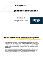 Linear Equations and Graphs: The Cartesian Coordinate System