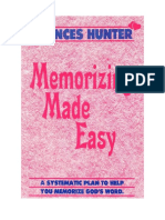 Memorizing Made Easy - Charles Hunter